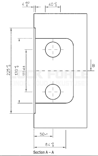 LUKUKORPUS ABLOY LC204 FE/ZL,VASAK - Image 4