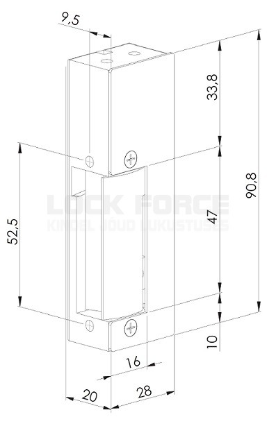 ELECTRIC STRIKE DORCAS N-412 - Image 2