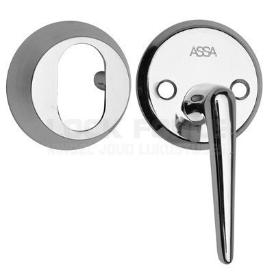 CYLINDER ESCUTCHEON SET ASSA 9256 CHROME