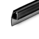 klaasi äärde paigaldatav tihend musta värvi PVC-st.